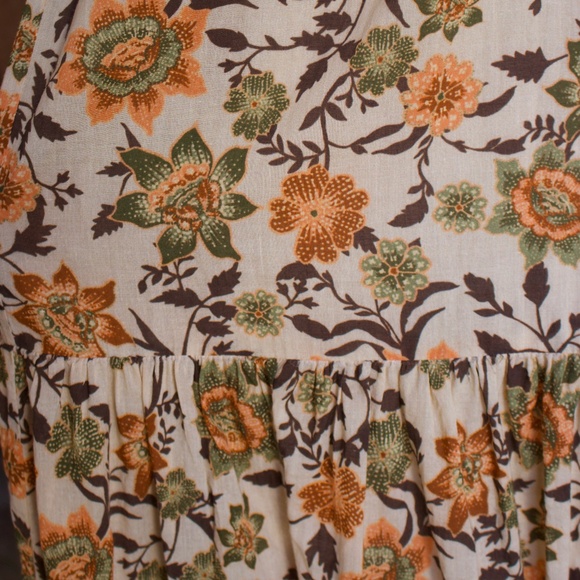 Juillet 100% Cotton Merritt Maxi Dress In Oona Sunflower Print Woman's Size M - Picture 10 of 17
